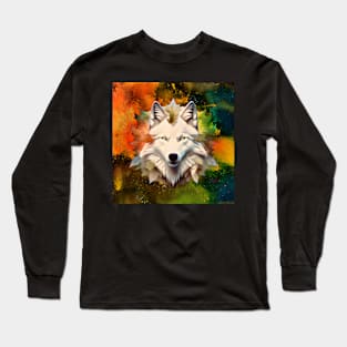 A wolf in autumn Long Sleeve T-Shirt